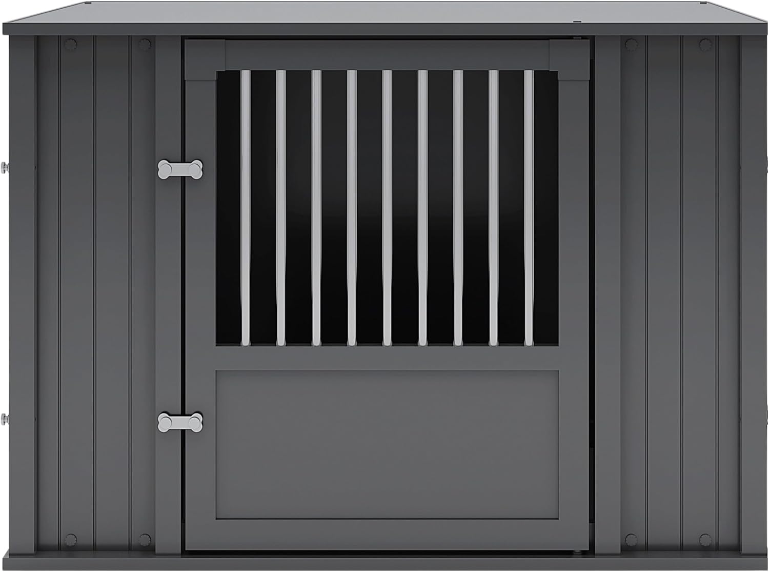 New Age Pet® Durable ECOFLEX® Large Dog Crate with Flexible Door Placement in Black