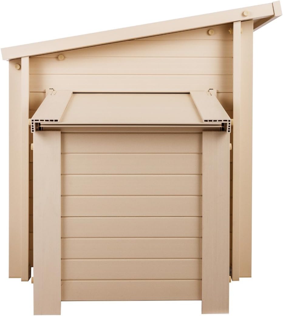 New Age Pet ECOFLEX Fontana Chicken Coop, Urban Barn for 2 to 3 Chickens, Easy Assembly, Eco Friendly & Durable, Tan