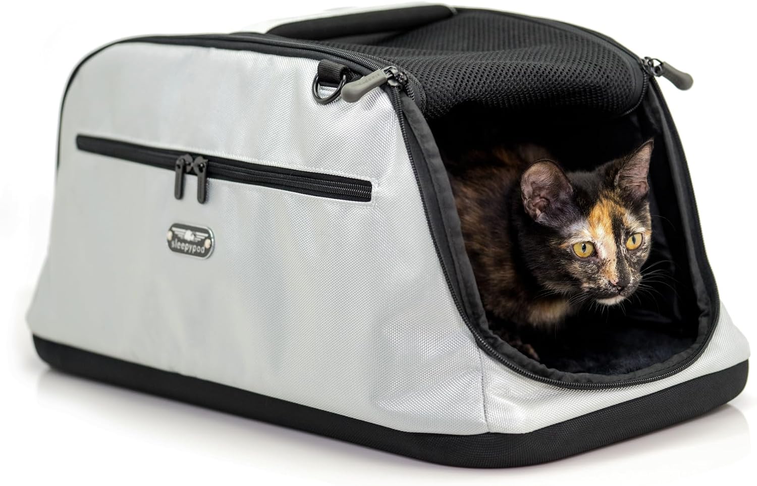 Sleepypod Air in-Cabin Pet Carrier, Glacier Silver