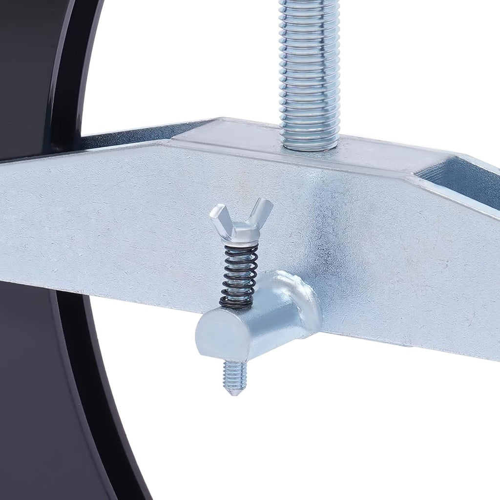 Heavy Duty Pipe Clamp Tool Steel Pipe Alignment Clamp with Screw for Construction Agriculture Machinery Ship, High Strength (5-12in)