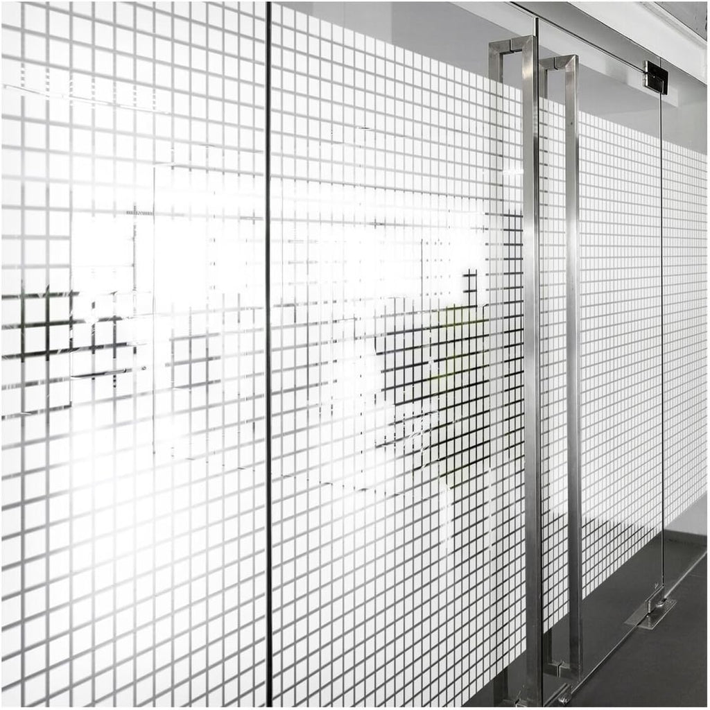BDF BBL Decorative Window Film Bold Block (1 3/8 Inch Wide Squares) - 24in X 100ft