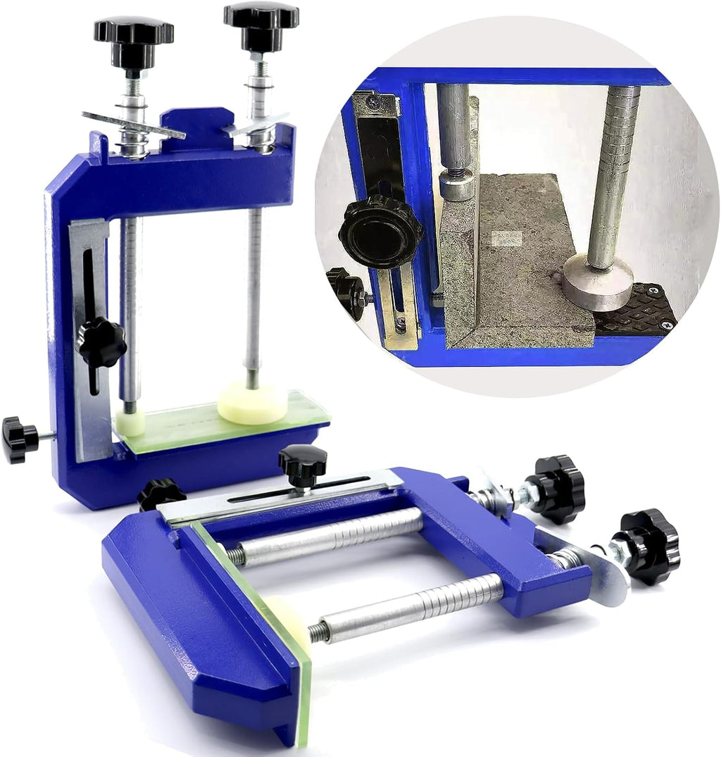 2PCS 45°Mitre Clamp Granite Stone Marble Clamp Countertop Seam Splicing Fixture Install Tools for granite,Stone, Marble Slab Installation (2pcs-Heavy-10inch)