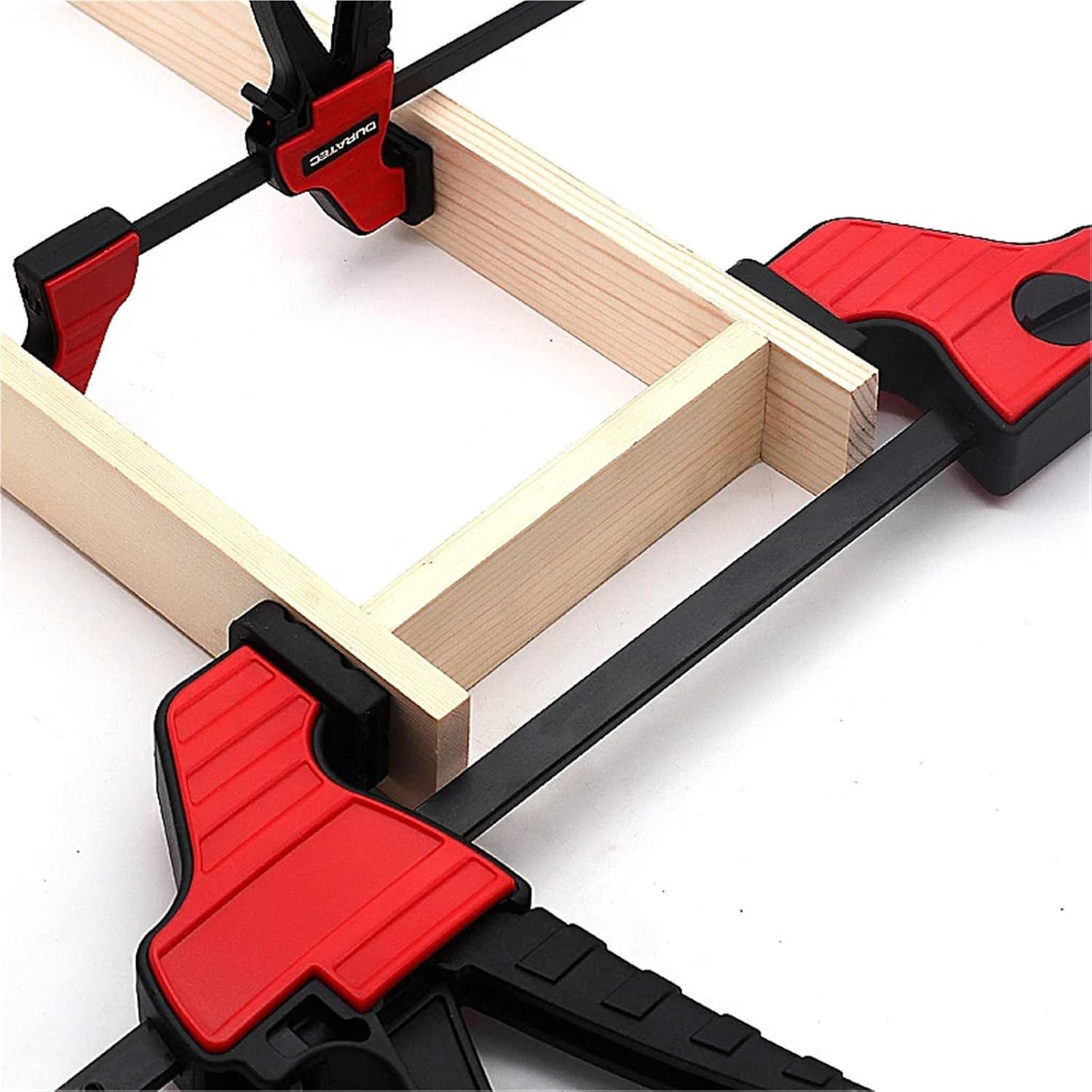 4pcs F Clamps Bar Clamps, Heavy Duty Quick Slide Wood Clamp Smooth Quick Slide Carpentry Bar Clips(4pcs 12inch)