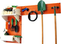 Wall Control Pegboard Garden Supplies Storage and Organization Garden Tool Organizer Kit with Orange Pegboard and White Accessories
