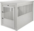 New Age Pet EHHC404XL ecoFLEX Pet Crate/End Table, Antique White, X-Large