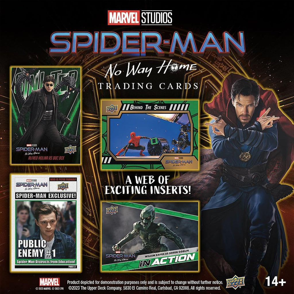2023 Upper Deck Marvel Studios 'Spider-Man: No Way Home' Trading Card box (15 pks/bx)