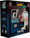 2024-25 Panini Donruss Football Mega Box – NFL Trading Cards, Retail Exclusive, 60 Cards, Rated Rookies, Autograph or Memorabilia Card