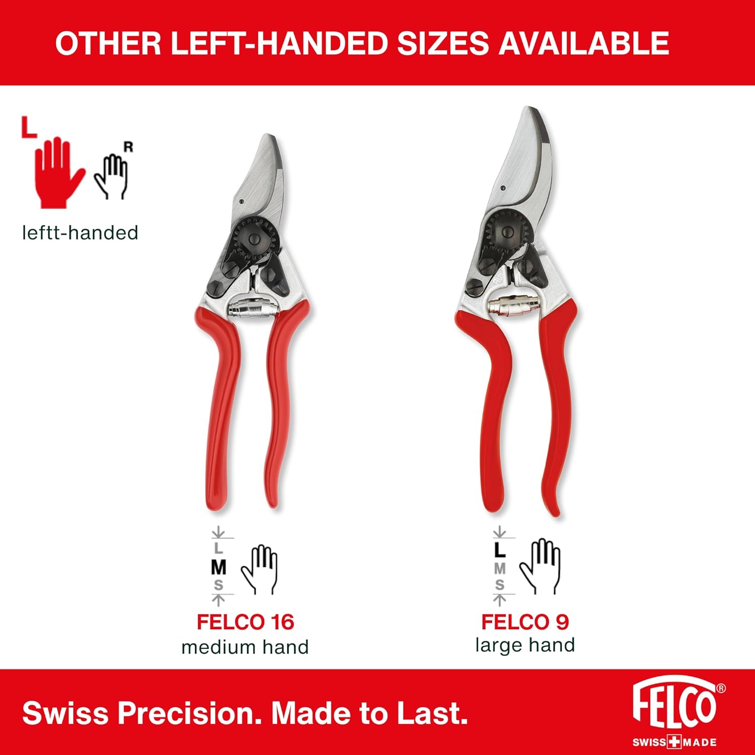 FELCO 6 ELITE Pruning Shears – 7.7' Swiss-Made Garden Clippers with Leather-Wrapped Handle for Medium Right Hands | Hand Pruners for Gardening | Garden Tool Cutter with Bypass Blade, Aluminum Body