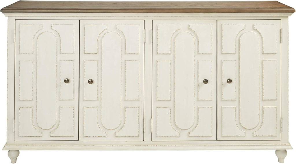Signature Design by Ashley Roranville French Country Accent Cabinet or Server, White
