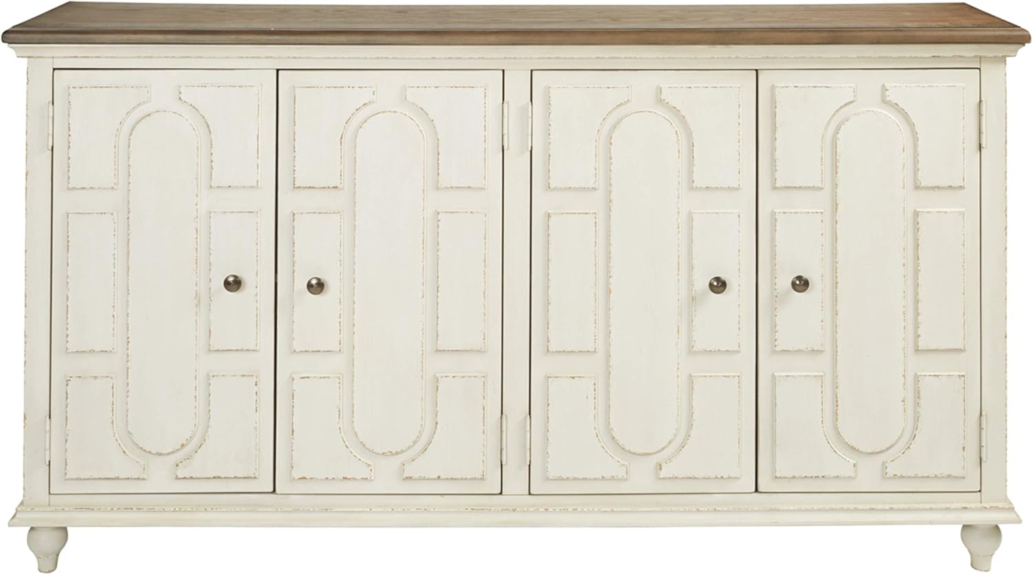 Signature Design by Ashley Roranville French Country Accent Cabinet or Server, White