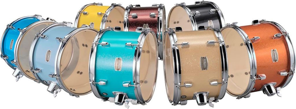 Yamaha Rydeen 5-Piece Drum Set With 20' Bass Drum, Floor Tom, 2 Toms With Ball Clamp And Wood Snare Drum, Sky Blue