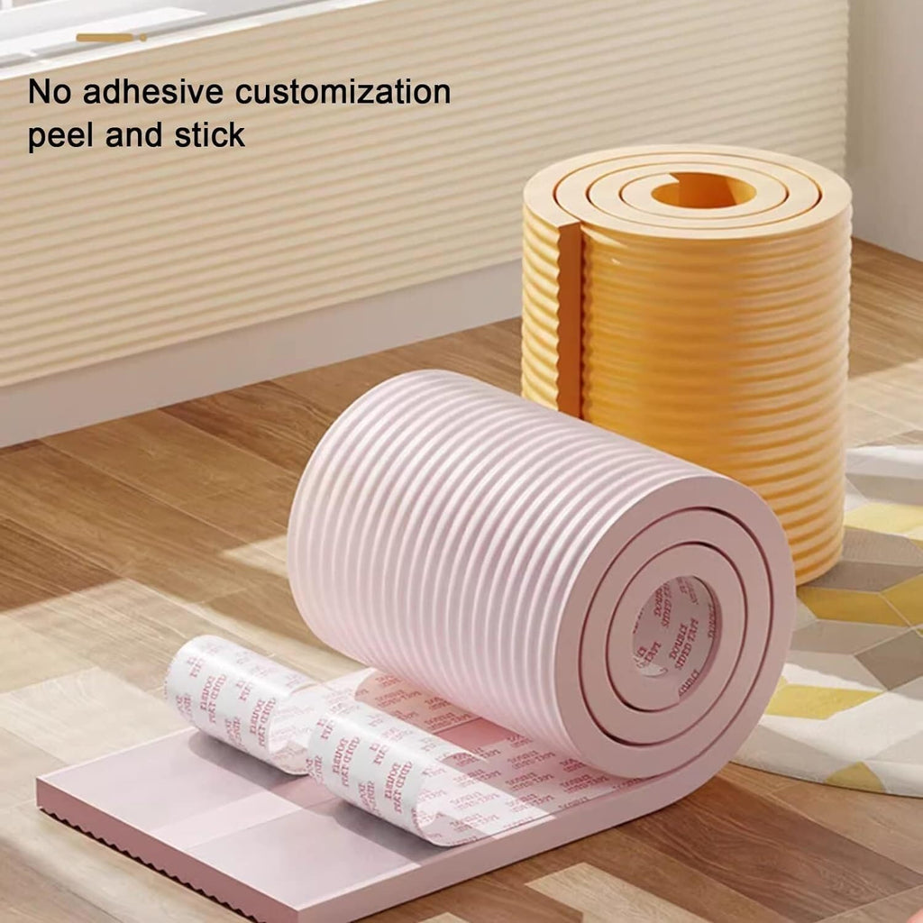 Workshop Foam Corner Guard, Table, Chair and Furniture Garage Edge Corner Guard, 1Cm Thick,Gray-2m-5pcs