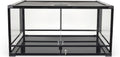 Zilla QuickBuild Reptile 40 Gallon Glass Terrarium Habitat with Swing Door For Geckos, Snakes, Lizards, Frogs, Turtles, and Tortoises, 36' x 18' x 18'