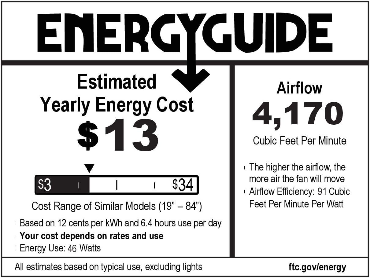 Hunter Fan 54 in. Outdoor Ceiling Fan with Light in Onyx Bengal (Renewed)