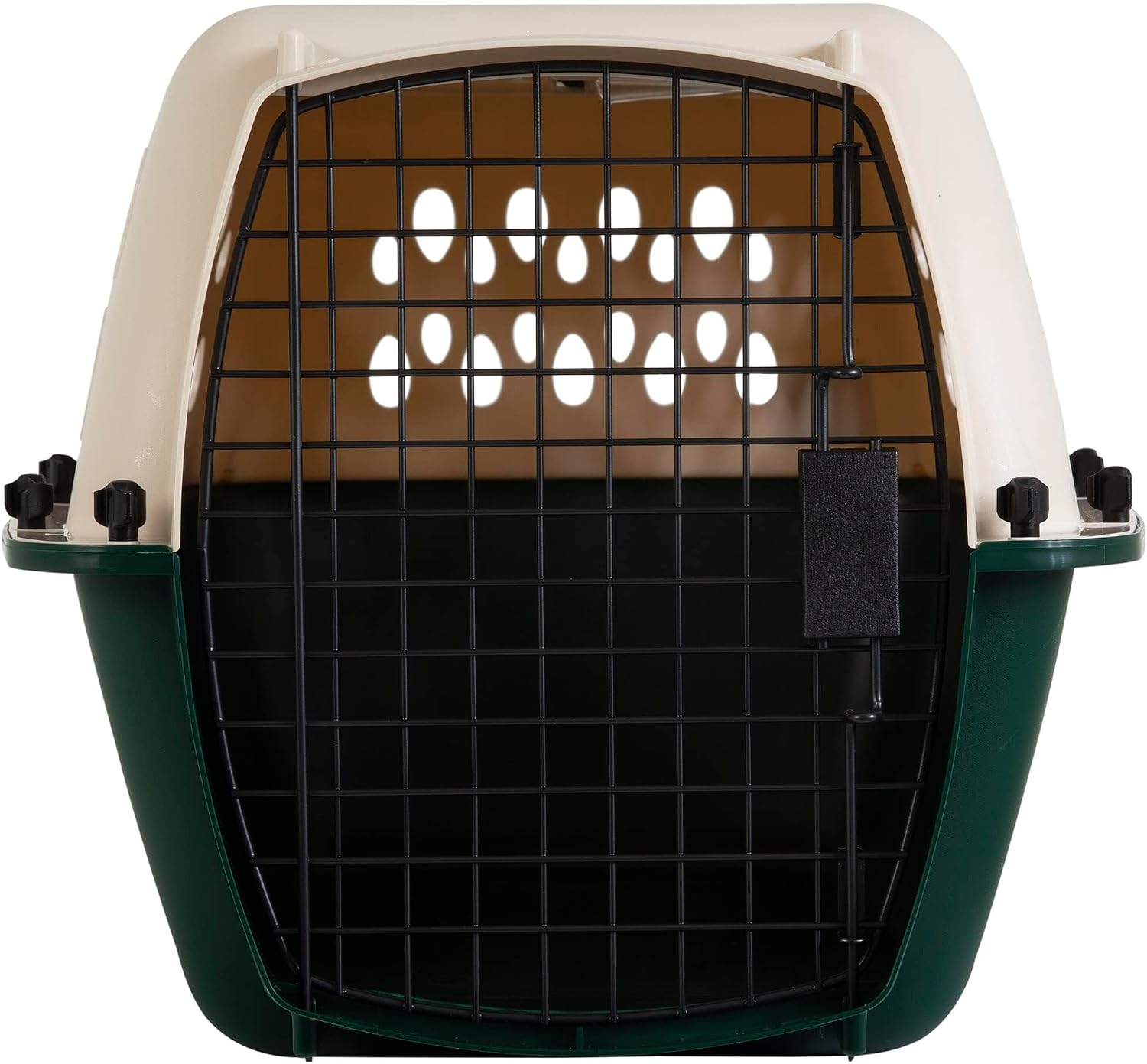 Petmate Ruffmaxx Dog Kennel Pet Carrier & Crate 24' (10-20 Lb), Outdoor and Indoor for Large, Medium, and Small Dogs - Made from Durable Recycled Material w/ 360-Degree Ventilation, Made in USA