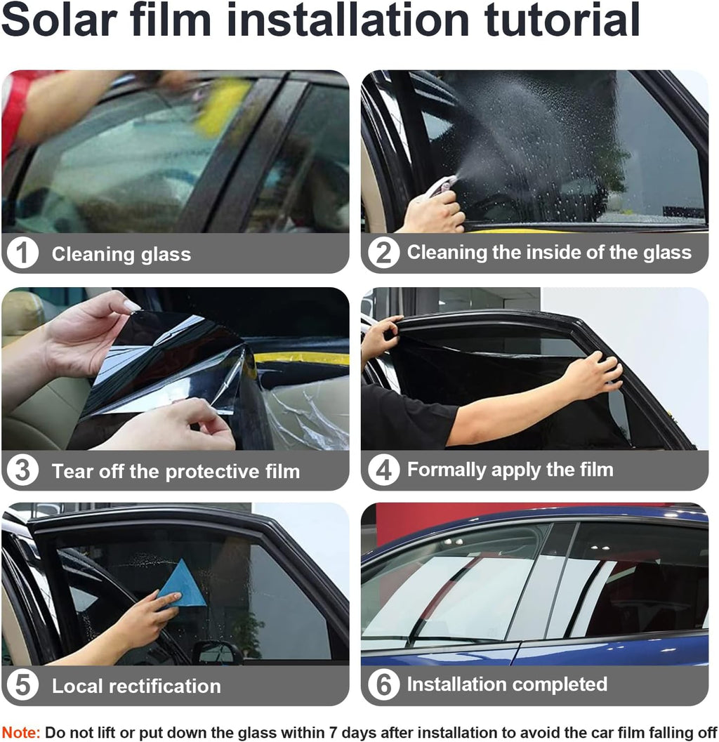 Precut Window Film Tint for Tesla Model S 2014-2019 Kit All Sides Privacy Block Infrared UV Rays Sun Blocking Protection (Side Windows 20% + Rear Windshield 20% + Front Windshield 80%)