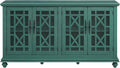 Martin Svensson Home Elegant TV Stand, 63' W x 35' H, Antique Teal-Green