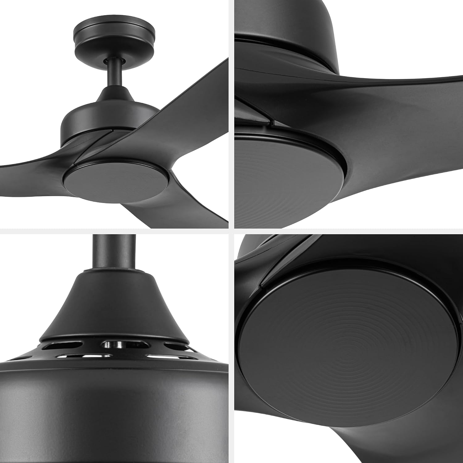 Honeywell Lynton, 52 Inch Outdoor Three Blade Ceiling Fan, Remote Control