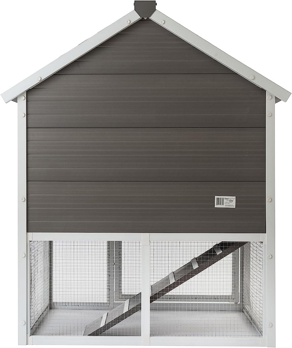 New Age Pet ECOFLEX® Huntington Outdoor Townhouse Rabbit Hutch