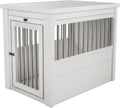 New Age Pet ecoFLEX Pet Crate/End Table, Medium, Antique White, Model:EHHC404M