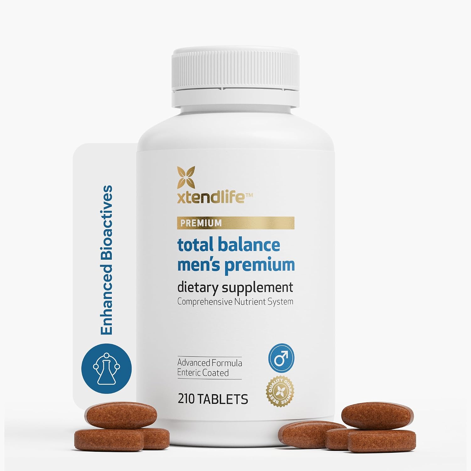 Xtendlife Total Balance Men's Premium Multivitamin for Immune, Heart, Digestive & Cellular Health - Extra Strength Daily Support - 90+ Nutrients & Minerals - 30 Day Supply