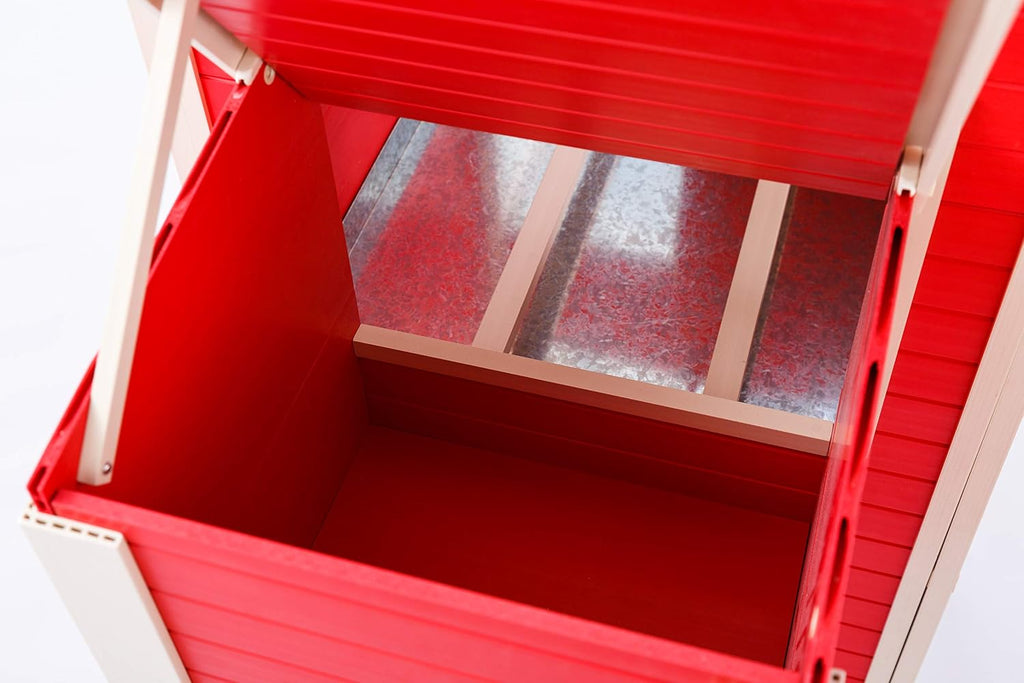 New Age Pet ECOFLEX Sonoma Chicken Coop in Red and Maple