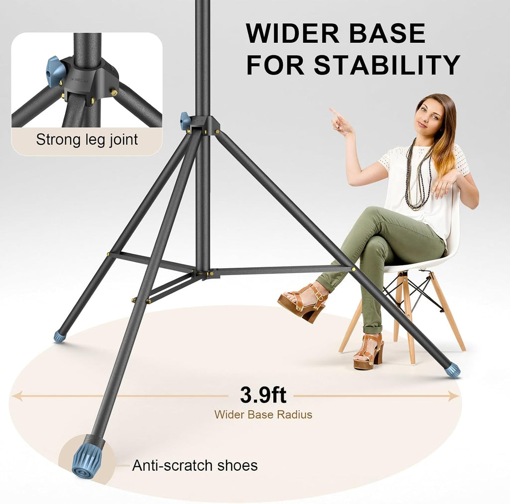 LINCO Backdrop Stand for Parties Heavy Duty Photography Video Studio Background Kit for Wedding Parties Photo Shooting (13x20 ft)