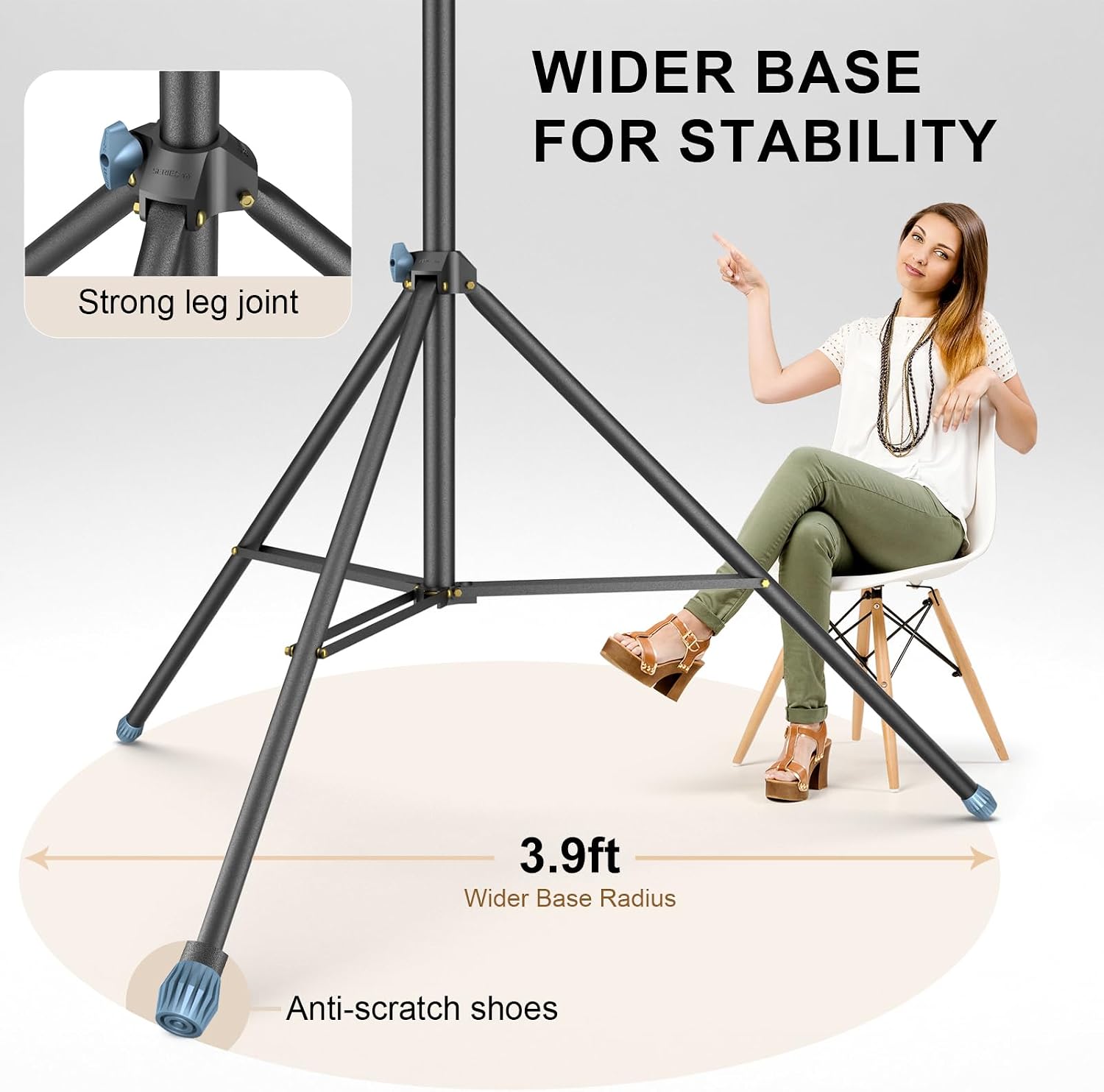 LINCO Backdrop Stand for Parties Heavy Duty Photography Video Studio Background Kit for Wedding Parties Photo Shooting (13x20 ft)