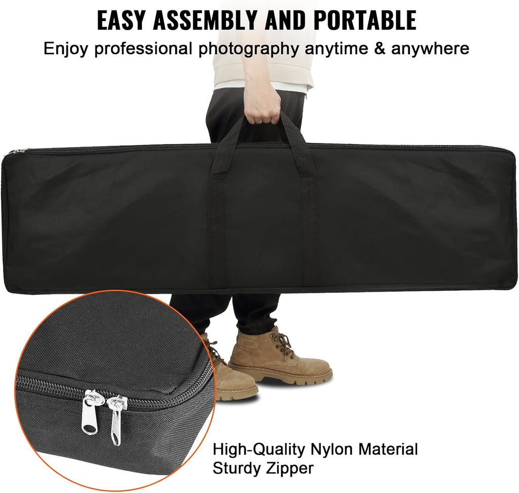 Happybuy 10ft x 10ft Pipe and Drape Kit, Heavy Duty Backdrop Stand with Carbon Steel Base, Adjustable Support with 6 Clamps and Carry Bag for Weddings, Parties, Events, Photography, Exhibition