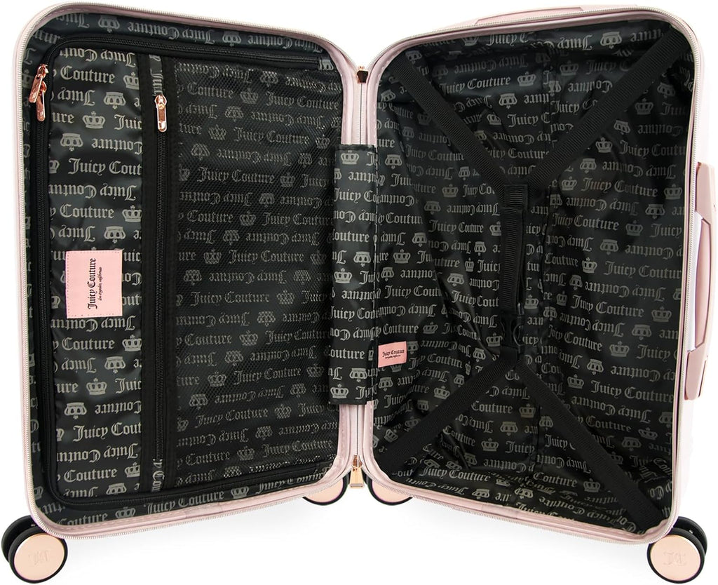 Juicy Couture Chelise Hardside 2pc Set - 21' carry-on and 13' vanity case