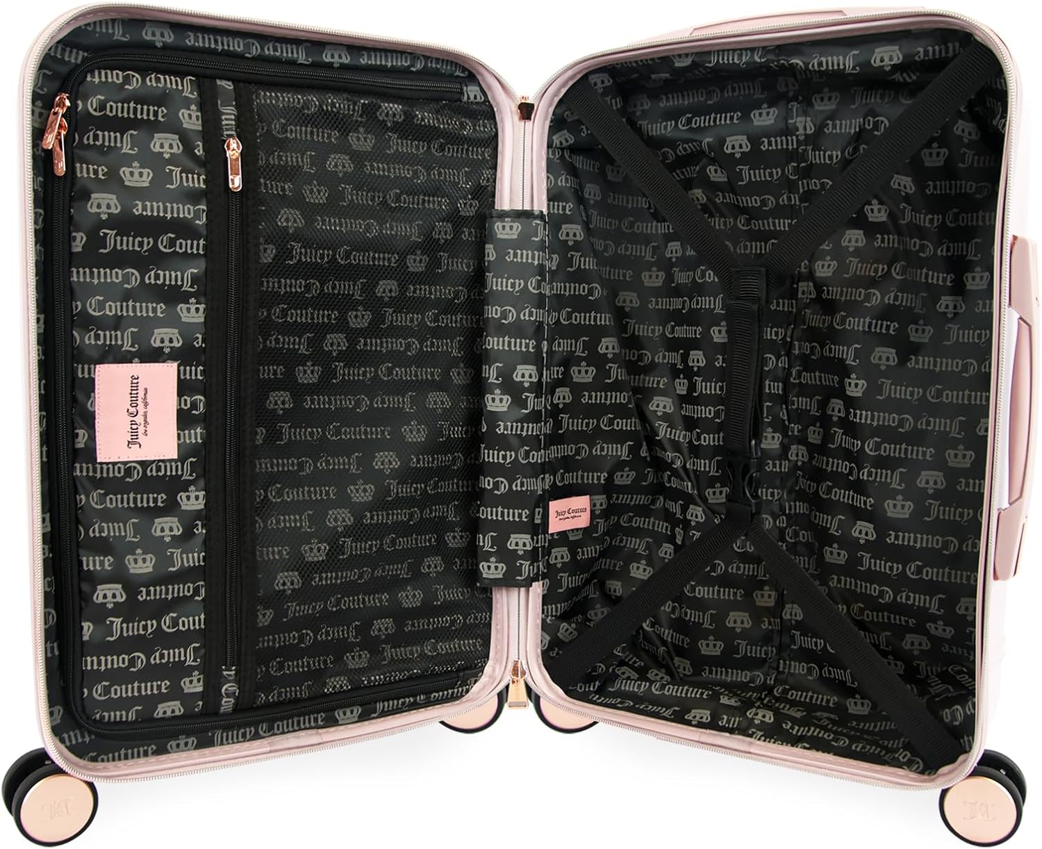 Juicy Couture Chelise Hardside 2pc Set - 21' carry-on and 13' vanity case