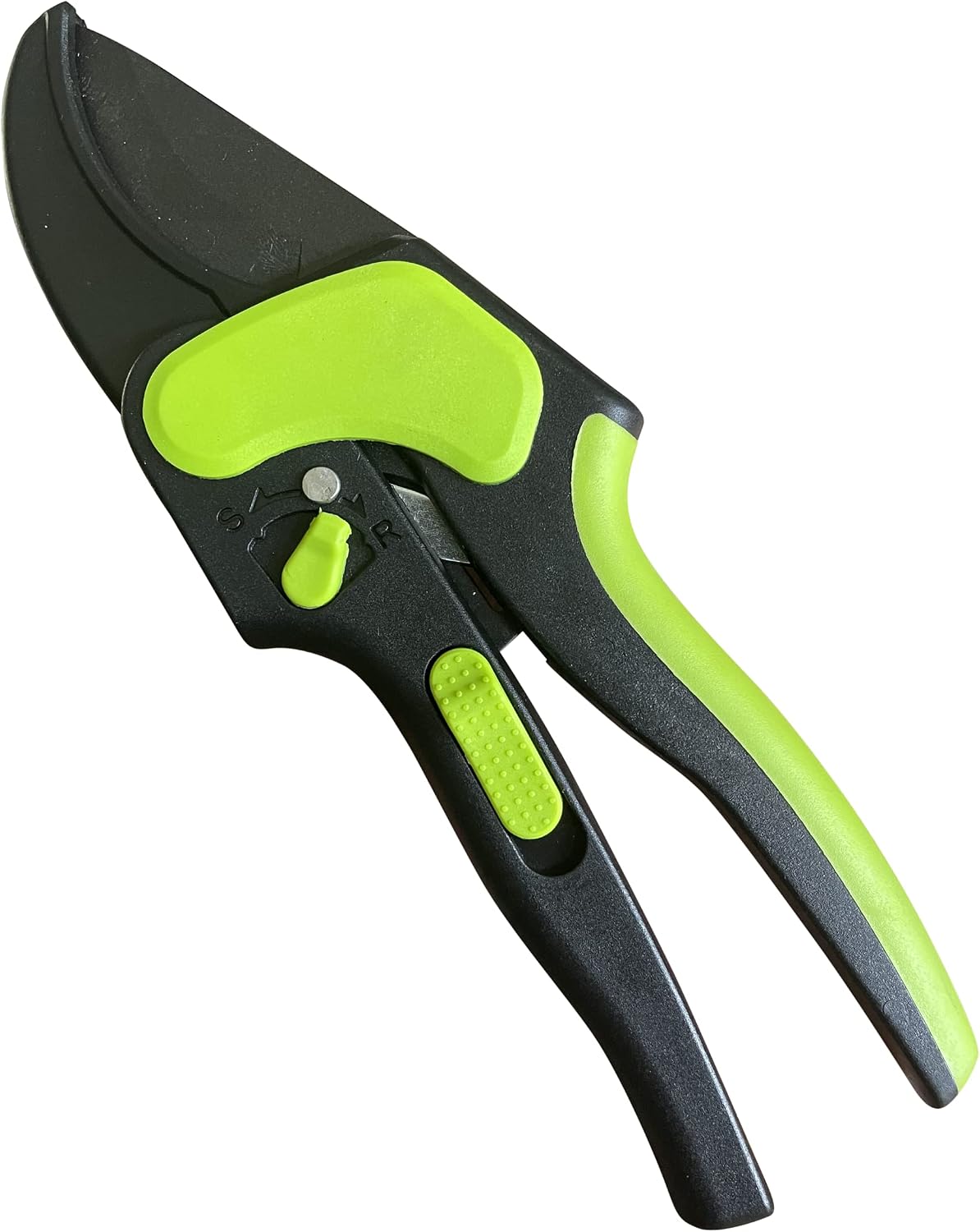 GARDEN GURU 2 in 1 Ratchet Pruning Shears Clippers – 4X Cutting Power – Ratcheting Garden Anvil Pruners Scissors - Makes Tough Cuts Easy - Ergonomic Handles - 1 Case (50 Pcs)