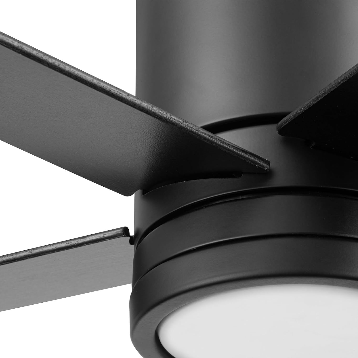 Honeywell Graceshire 52 Inch Ceiling Fan with Color Changing LED Light and Remote Control, 5 Blades, Reversible Airflow, Matte Black