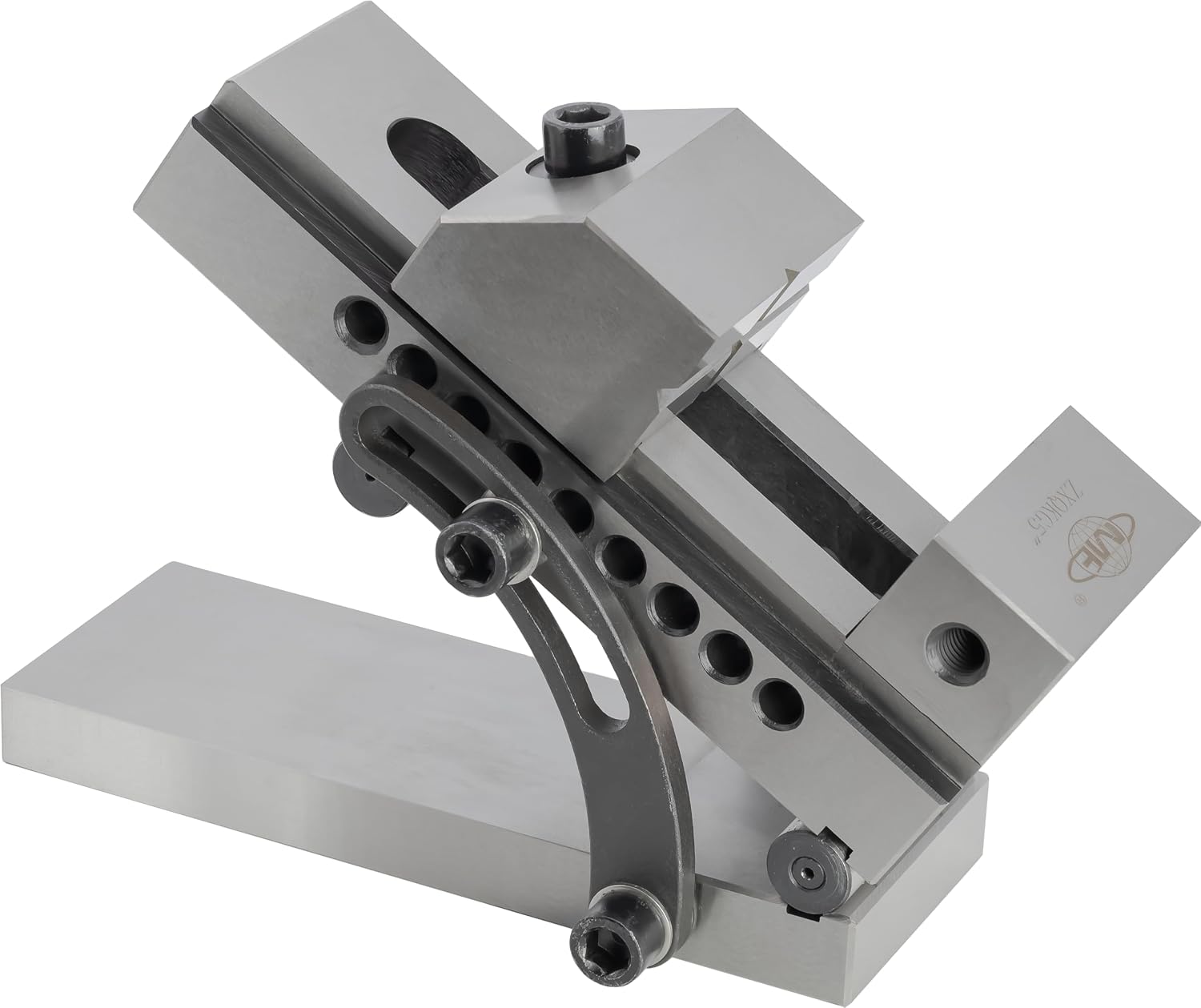 CME Machinist's Sine Vise, 3' Jaw Width, 4 1/4' Maximum Opening, 5' Distance Between Rollers