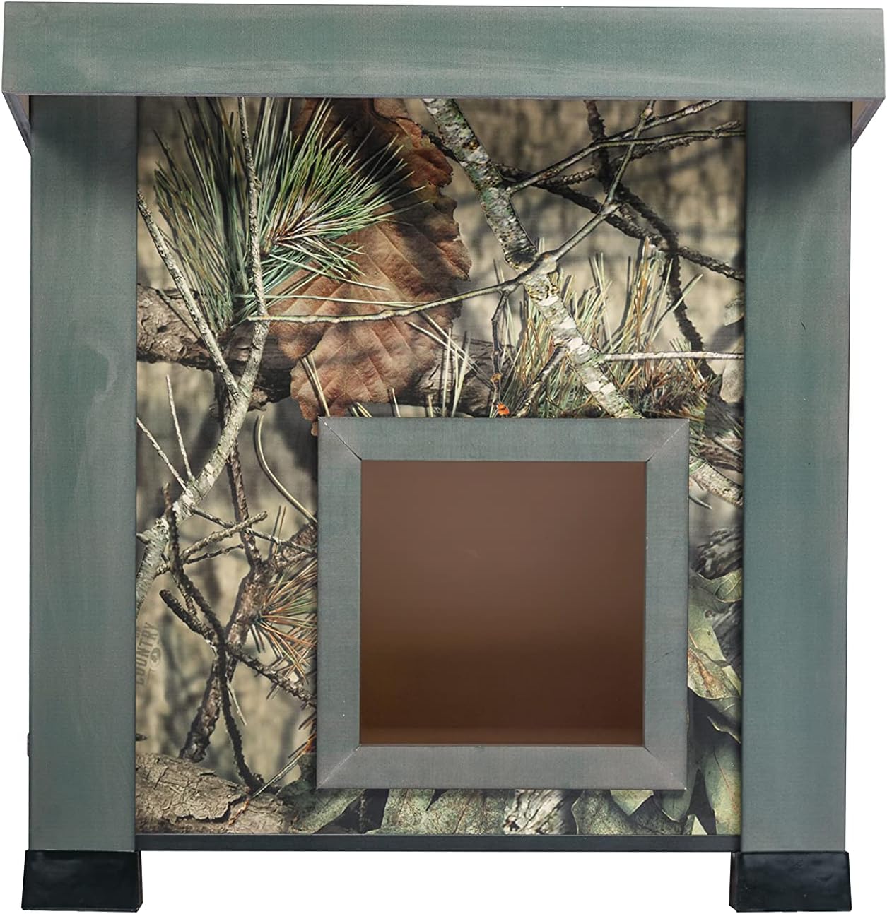 New Age Pet ECOFLEX Outdoor Cat House, Mossy Oak (ECTH351)