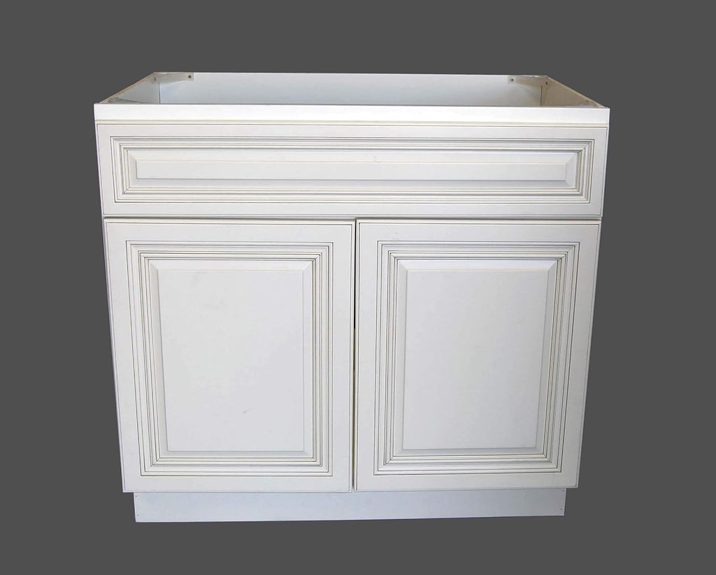 New Antique White Single-sink Bathroom Vanity Base Cabinet 24' Wide x 21' Deep