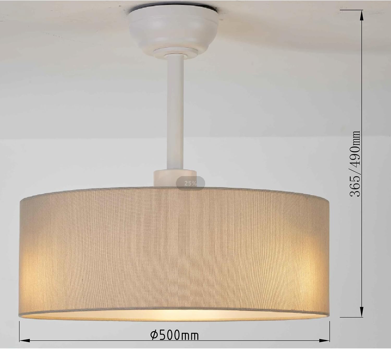 Low Profile Ceiling Fans with Lights 20' Ceiling Fans with Lights and Remote Flush Mount Ceiling Fan with Lights Boho Ceiling Fan with 6 Speeds for Living Room Bedroom.