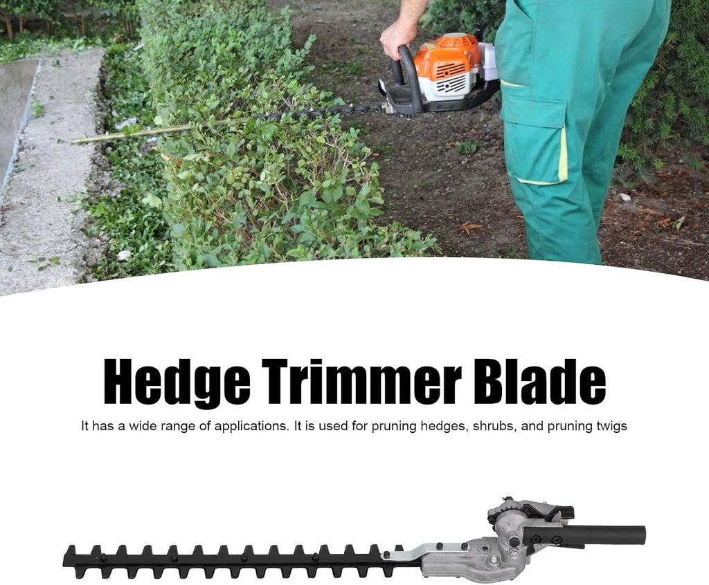 9-Teeth Aluminum Alloy Hedge Trimmer Head, 28mm Branch Shear Gardening Tool for Home Garden Pruning Shrubs, Bushes, Hedges, Landscaping, Yard Maintenance