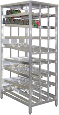 New Age 97294 First in, First Out Stationary Can Rack Holds (156) #10 Cans