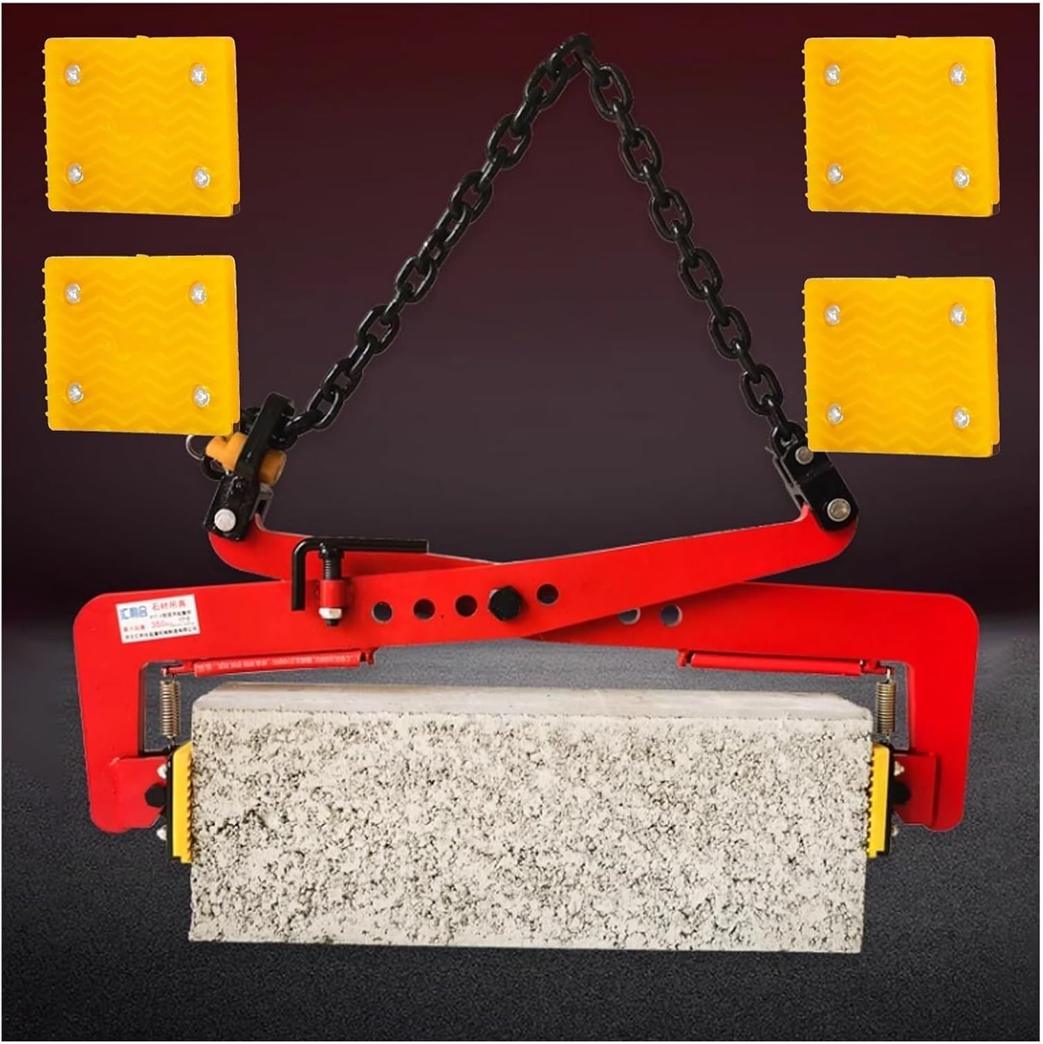 Granite Slab Lifting Clamps Vertical Stone Lifting Clamps Scissor Lifting Clamp for Handling Transporting(12inch)