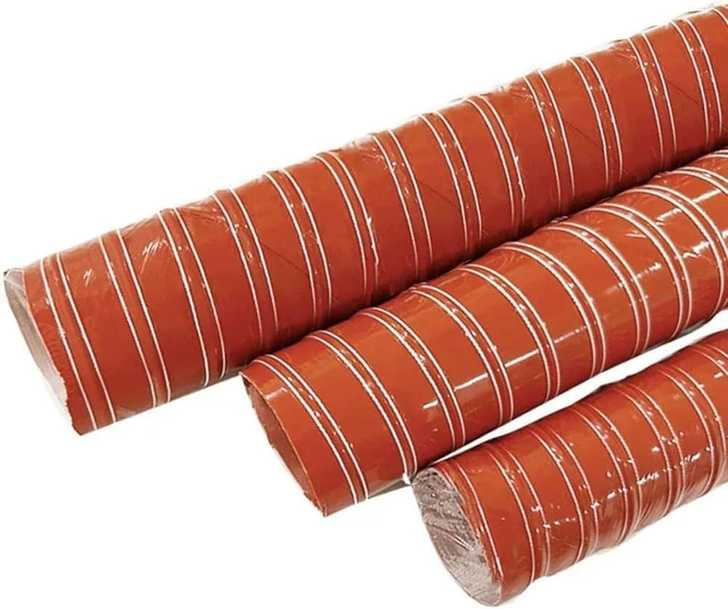 Flexible Ducting Hose, 1 Meter-10 Meter Heat-Resistant Exhaust Hose, for Auto Shop Dryer Power Generator Ac, Air Duct Induction Intake Pipe Hose with Clamps & Steel Support(305mm(12'),L-1m(3.3ft))