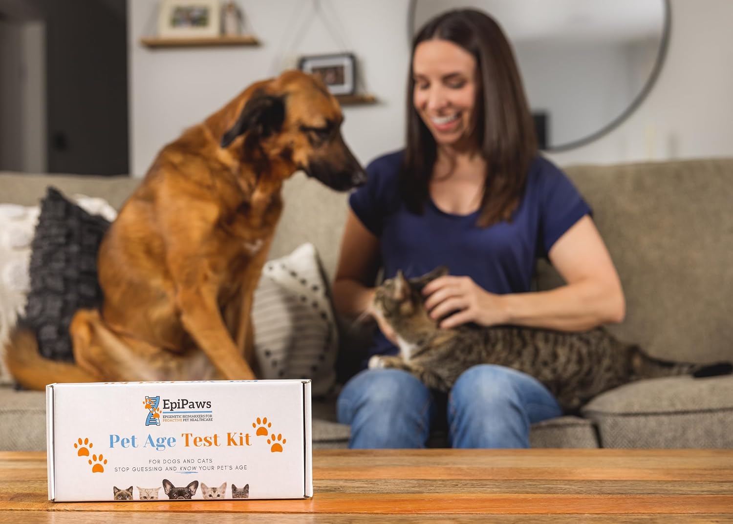 Dog Age Test - Includes Wellness Insights for Your Pet's Life Stage - At Home Epigenetic Biomarker Testing Kit, Great for Rescued Pets