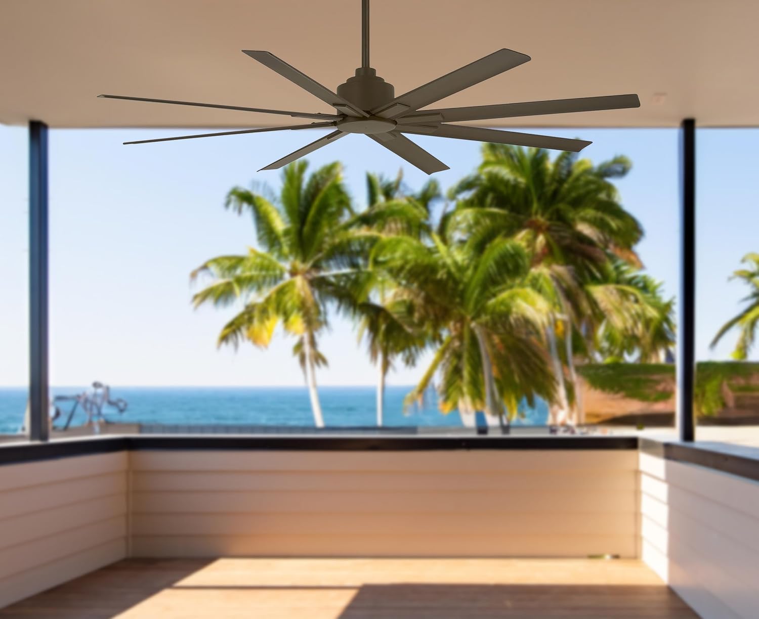 Minka-Aire F896-65-ORB Xtreme H2O 65 Inch Outdoor Ceiling Fan with DC Motor in Oil Rubbed Bronze Finish