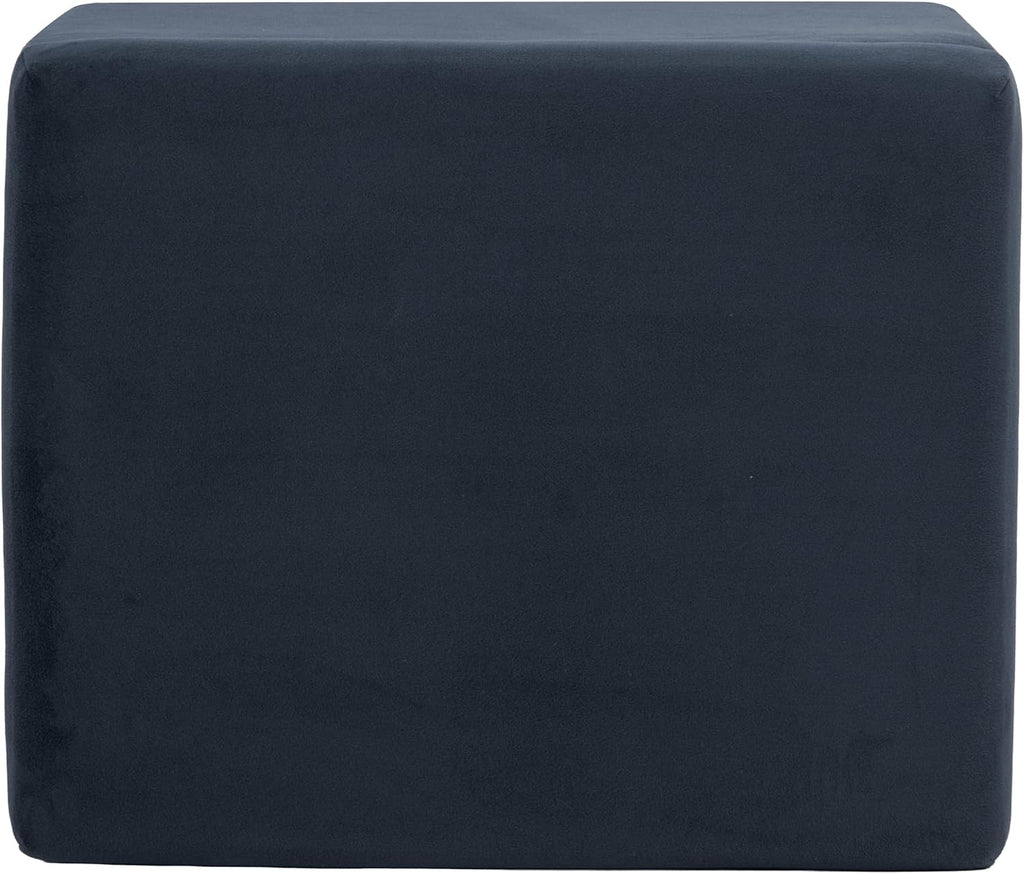 HomePop 22' Medium Rectangular Storage Ottoman - Blue Velvet