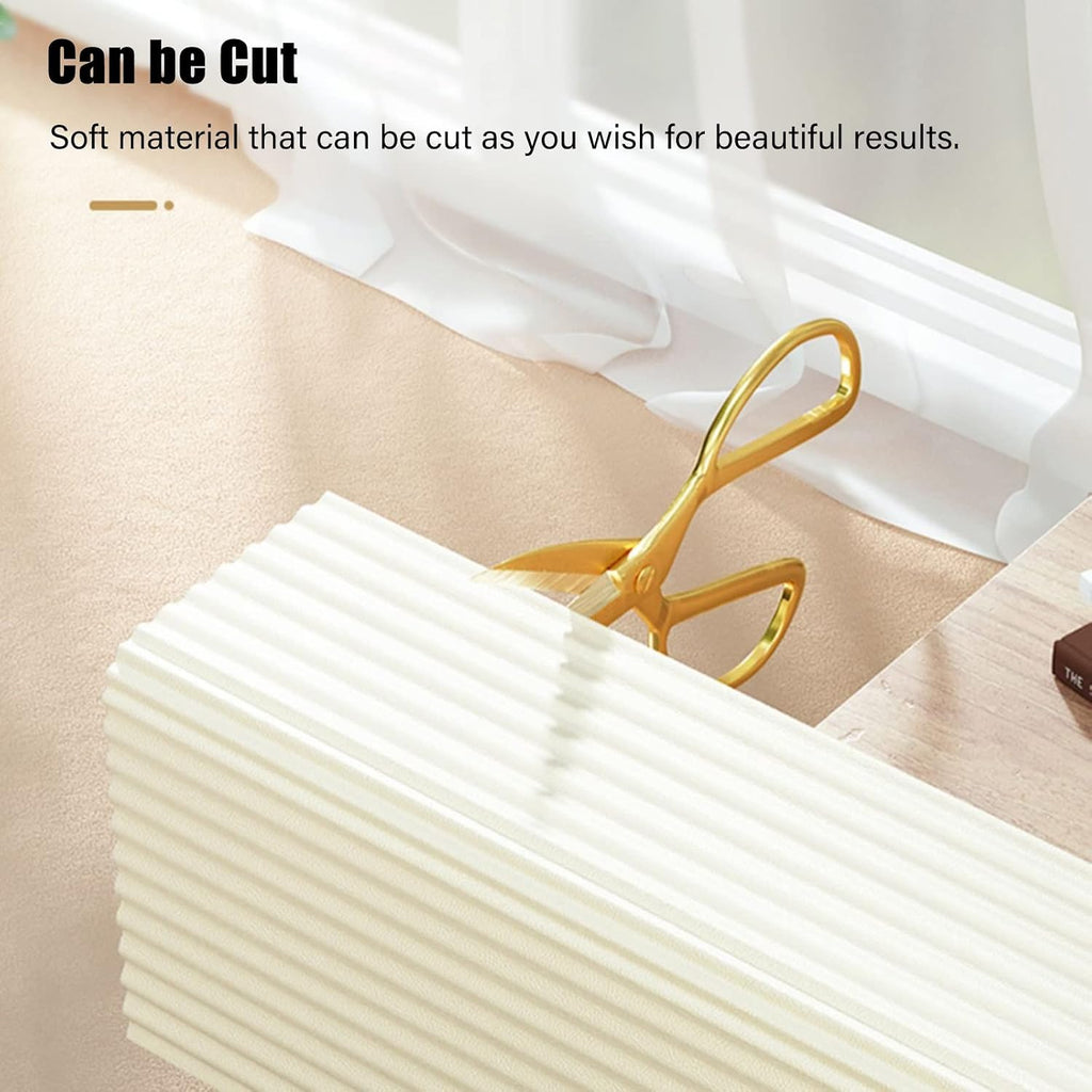 Baby Proof Corners and Edges Foam, Self Adhesive Edge Protector Strip, 20cm Wide Safety Bumpers for Furniture, Table, Bed, Sharp Edges, Fireplace (Color : White, Size : 5m/16ft Long)