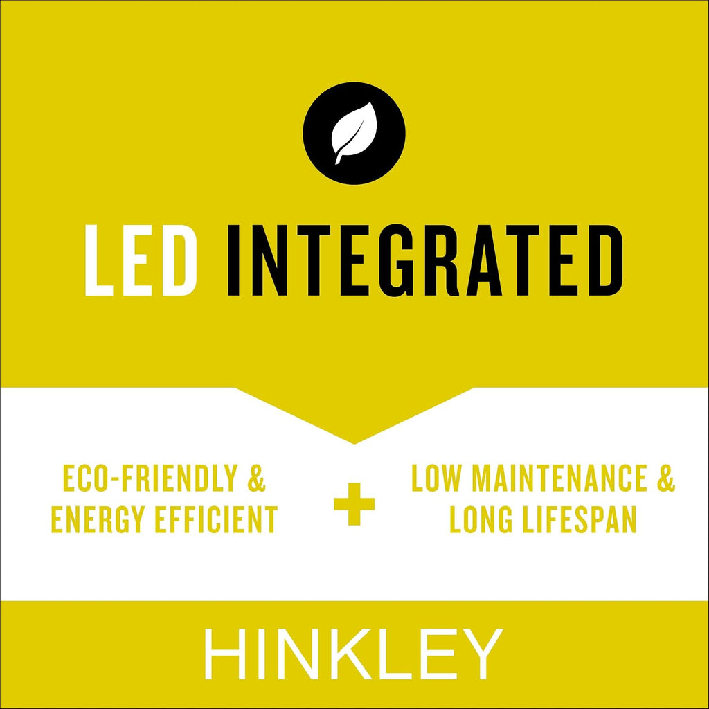 Hinkley Croft 60' Indoor Ceiling Fan with Light, Pull Chain Operation, Reversible Wooden Fan Blades, Integrated LED, Chalk White