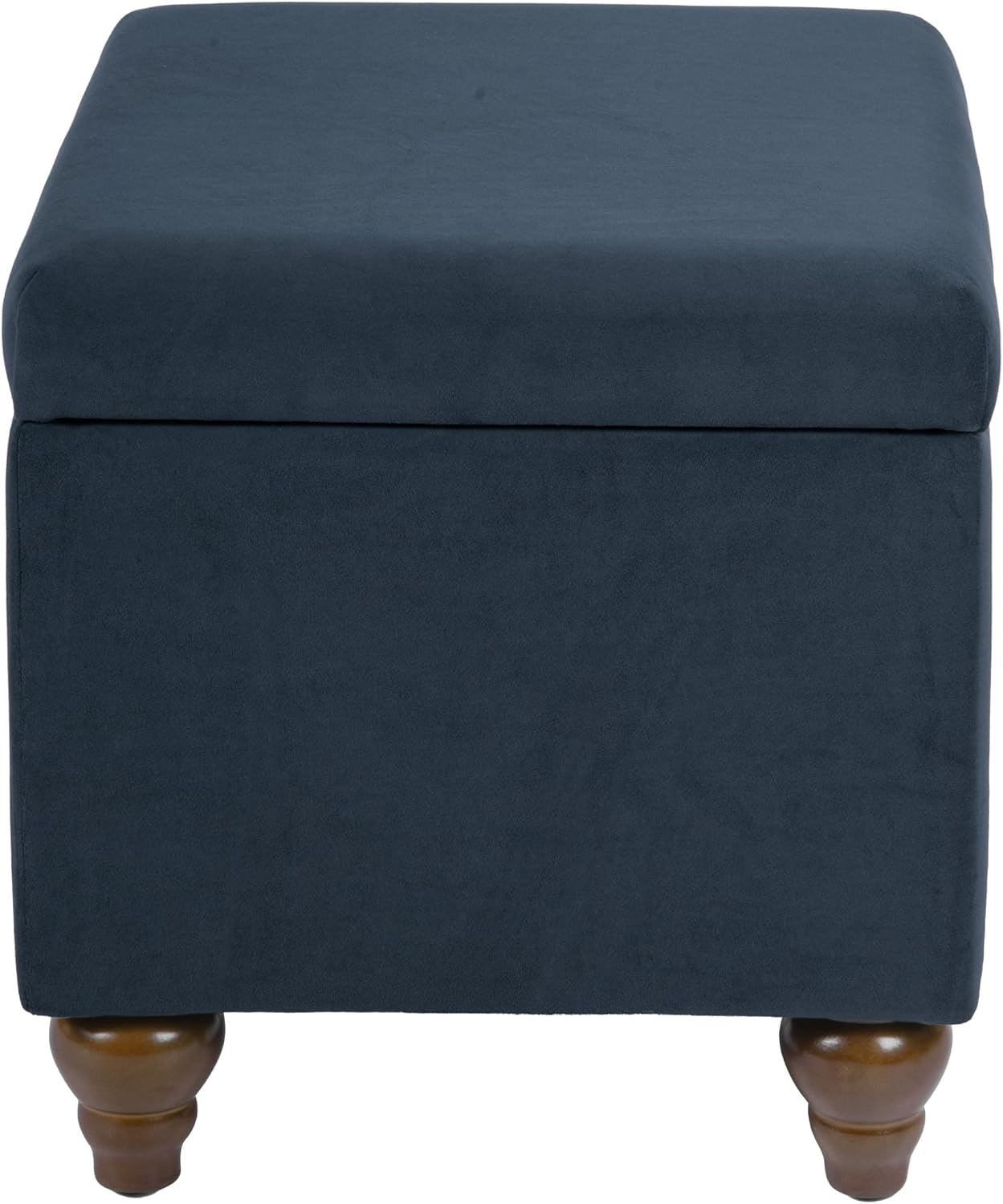 HomePop 22' Medium Rectangular Storage Ottoman - Blue Velvet