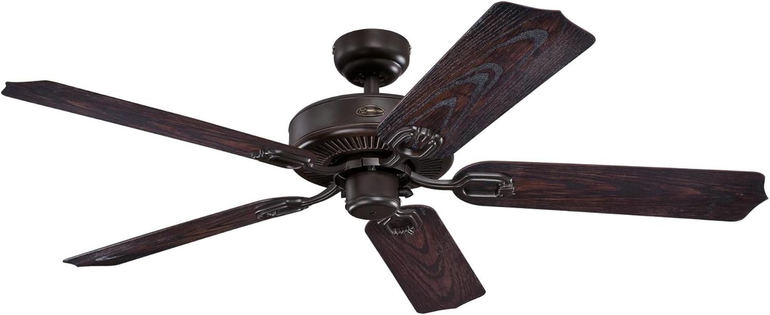 Westinghouse Lighting 7216800 Deacon 52-Inch Oil Rubbed Bronze Indoor/Outdoor Ceiling Fan