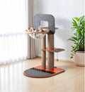New Age Pet Purr and Play Interactive Cat Basketball Hoop with Scratching Pad, Engaging Play Toy for Kittens & Cats