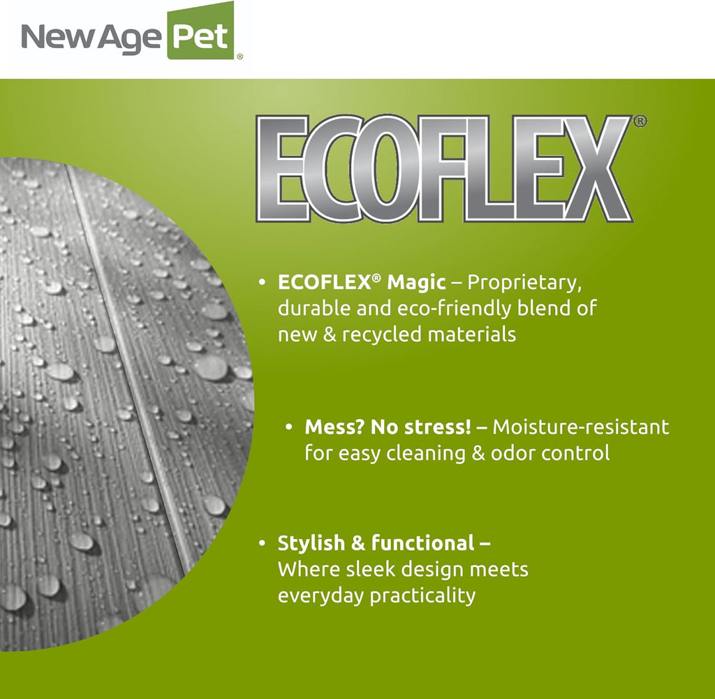 New Age Pet ECOFLEX 48' Storage Cabinet for Pets in Grey, Durable Wood Plastic Composite, Non Toxic, Easy Assembly, Ideal for Bedding, Food, Toys, Large Mojave Reptile Habitat Compatible